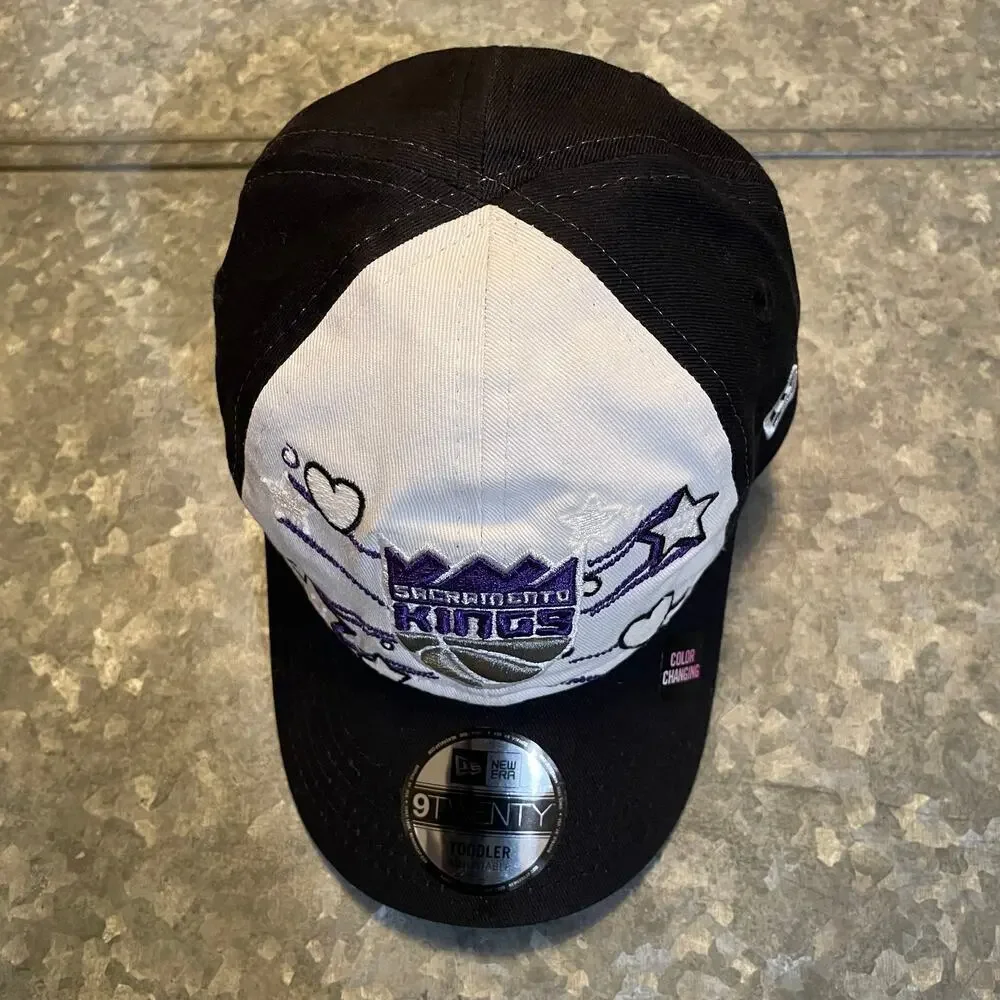 NWT Sacramento Kings New Era 9Twenty Baseball Cap Hat Toddler Embroidered NBA